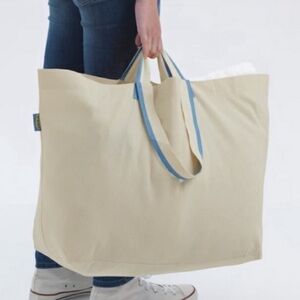 IKEA Large Tote Bag Cotton/Canvas Spikrak NEW With Tags NWT Tan